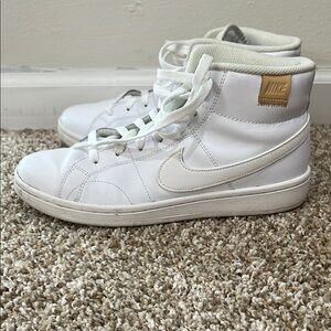 Nike White High-Top Sneakers